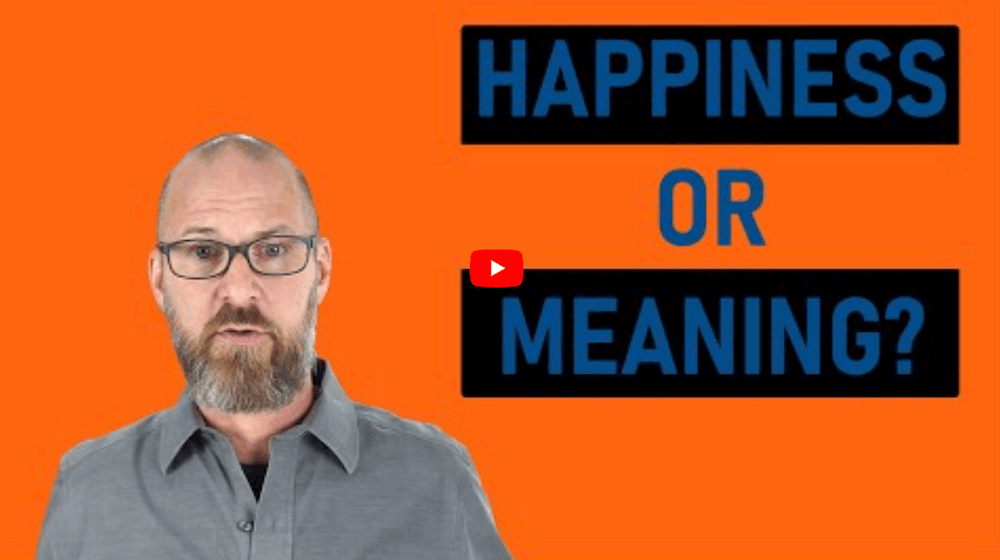 Pursuing Happiness? Find Meaning First!
