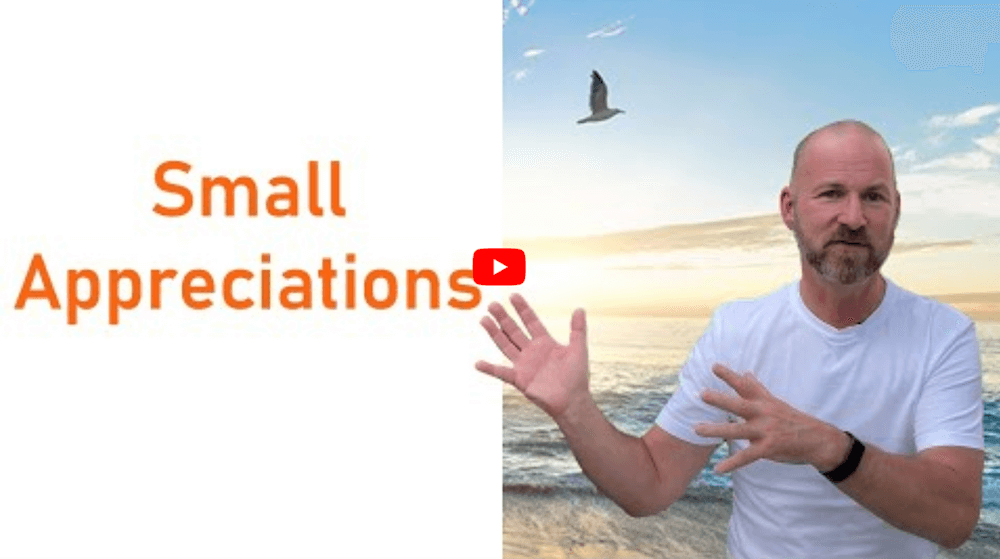 Small Appreciations — In Times of BIG Change/Stress